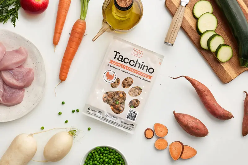 Bustina di cibo naturale per cani