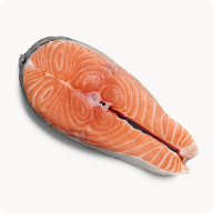 Rodaja de salmón